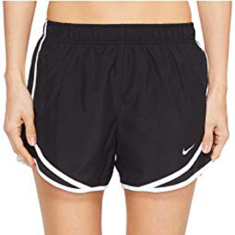 🆕 Nike • Black & White Dry Fit Tempo shorts - Picture 2 of 4